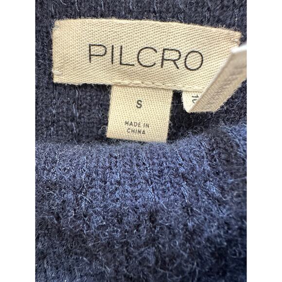 Anthropologie Pilcro Alani Cashmere Sequin Mock-Neck Sweater Size Small - Picture 7 of 13